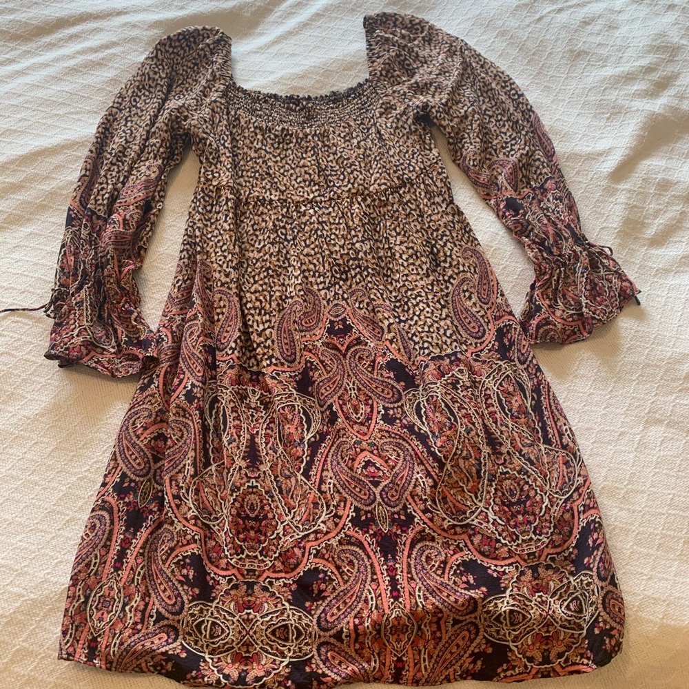Anthropologie paisley dress